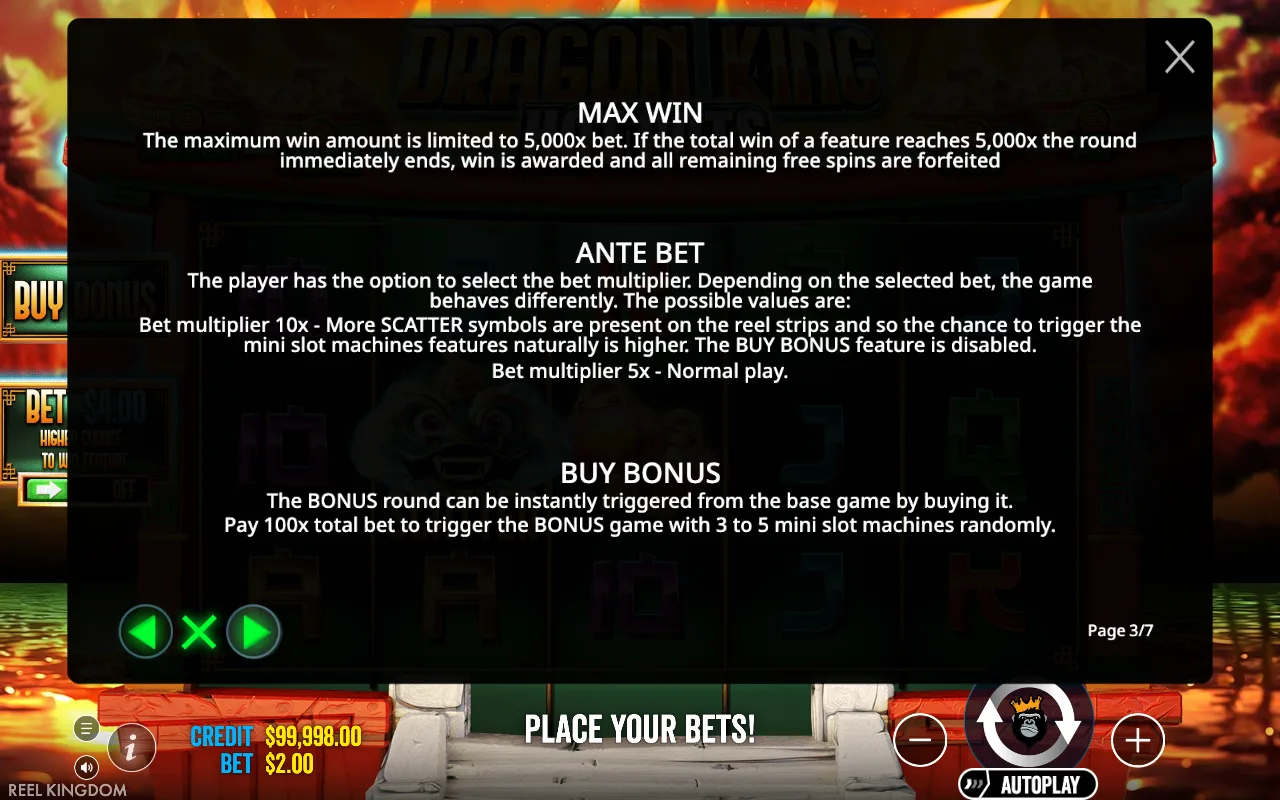 Max win — Dragon King Hot Pots