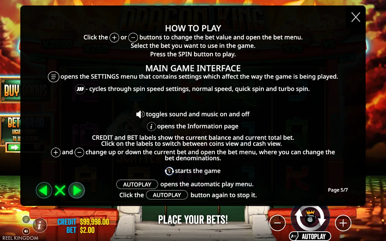 How to play — Dragon King Hot Pots