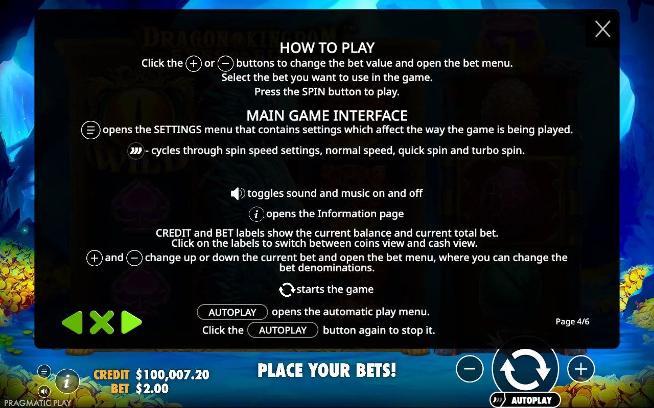 How to play — Dragon Kingdom — Eyes of Fire
