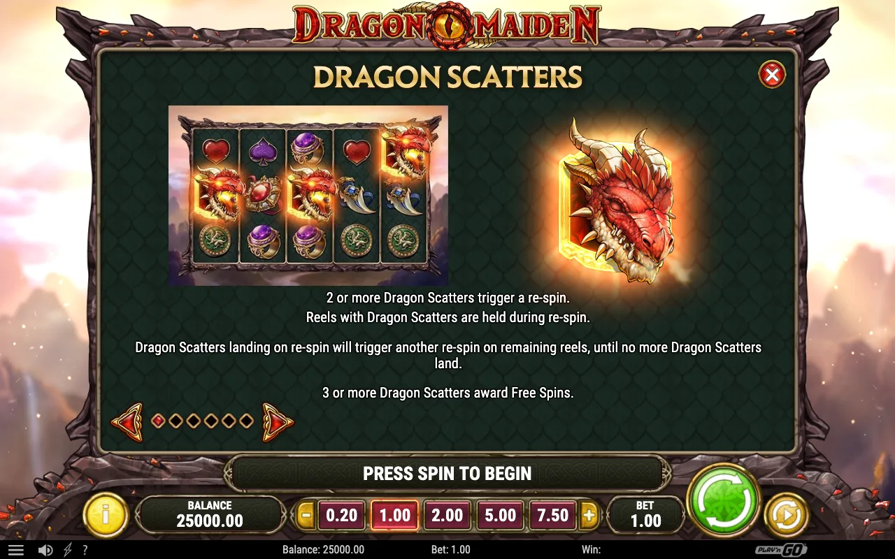Game rules, page 3 — Dragon Maiden