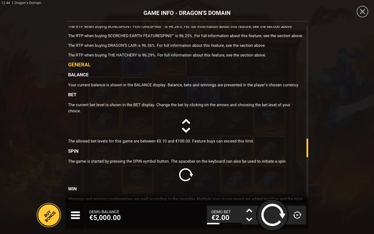 General — Dragon's Domain