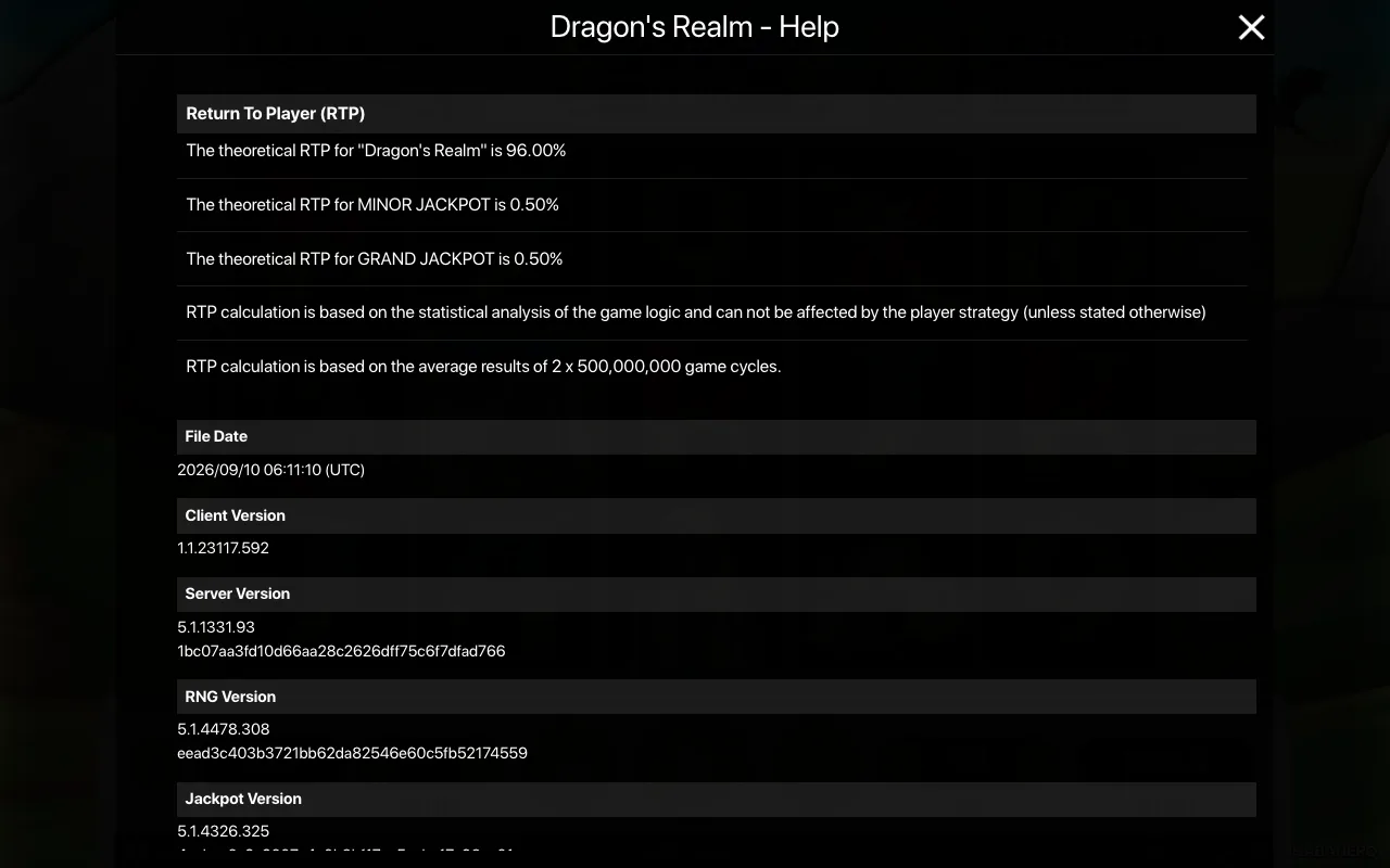 Game rules, page 2 — Dragons Realm