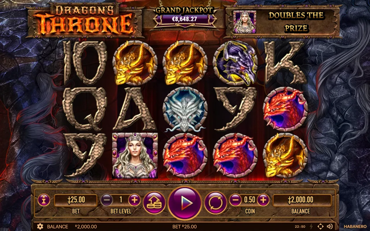 The base game — Dragons Throne