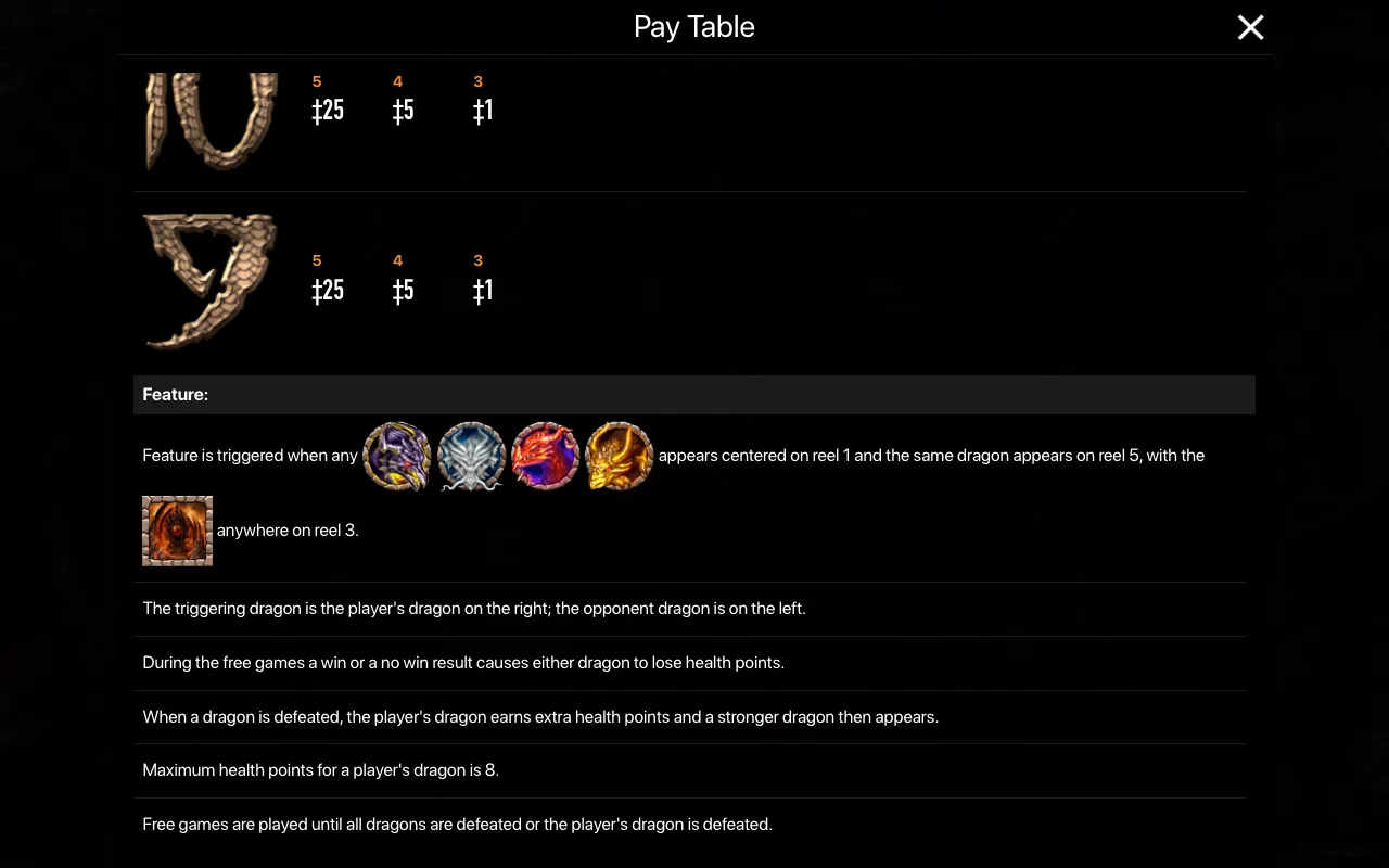Game rules, page 5 — Dragons Throne