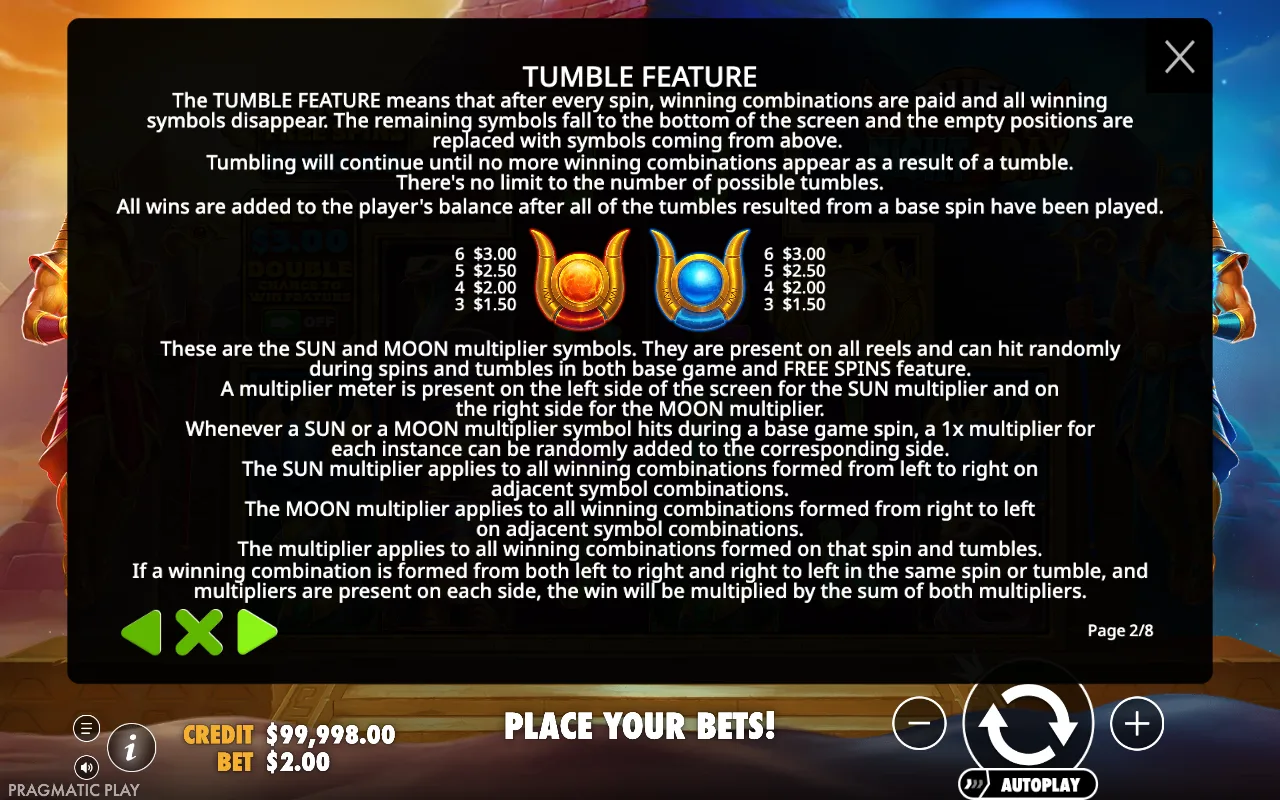 Tumble feature — Duel of Night & Day