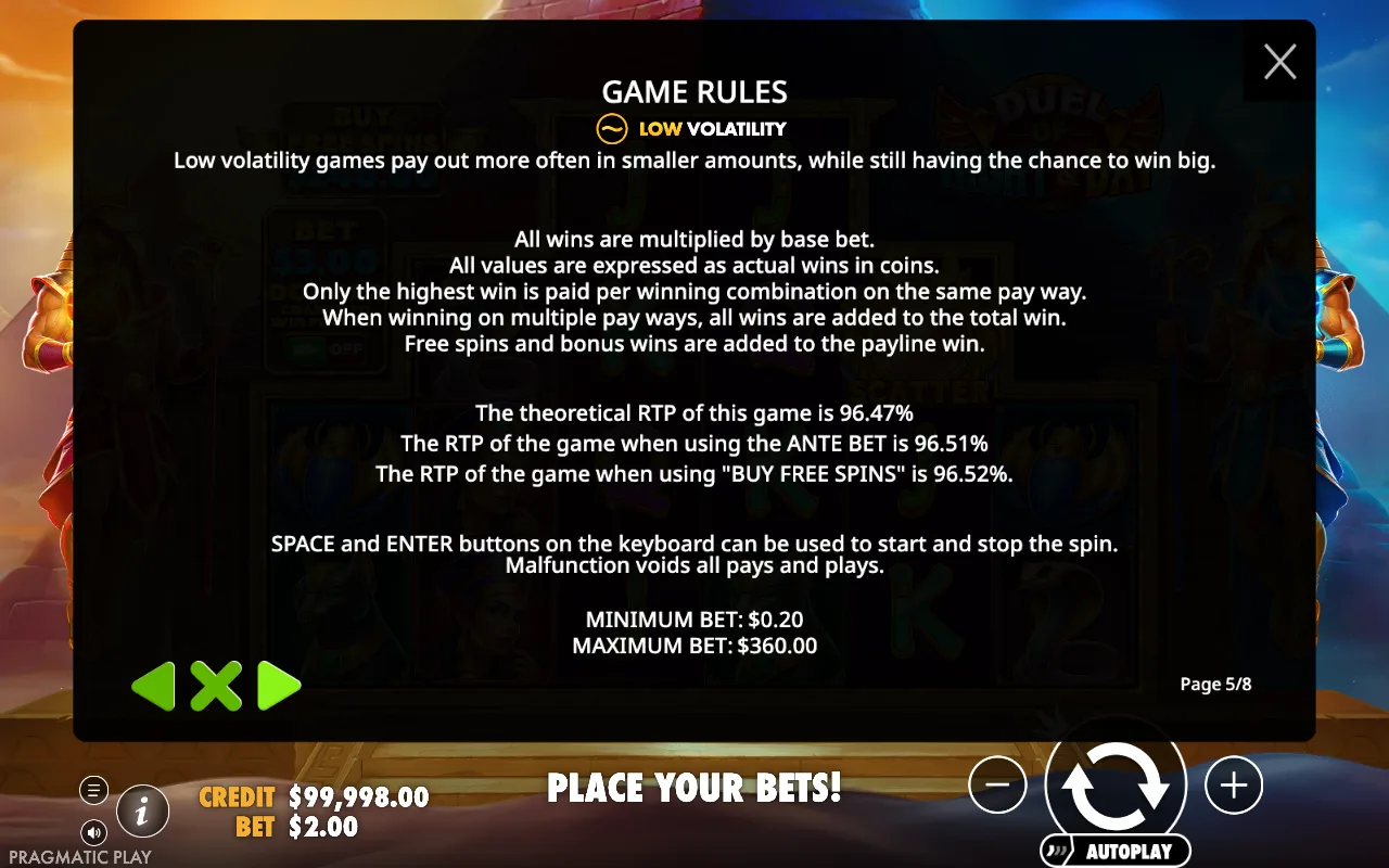 Game rules — Duel of Night & Day