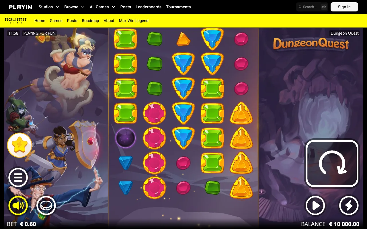 The base game — Dungeon Quest