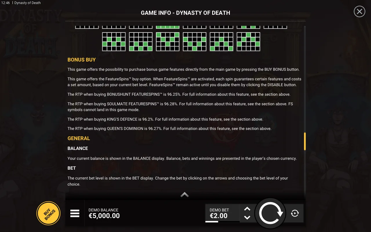 Bonus buy — Dynasty of Death