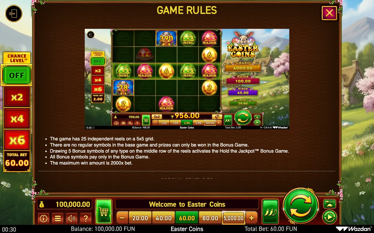 Game rules, page 10 — Easter Coins