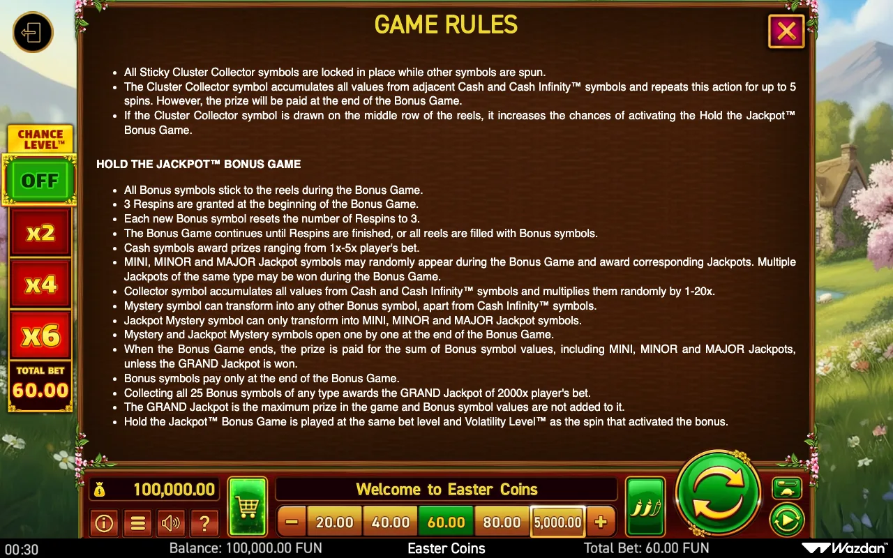 Game rules, page 11 — Easter Coins