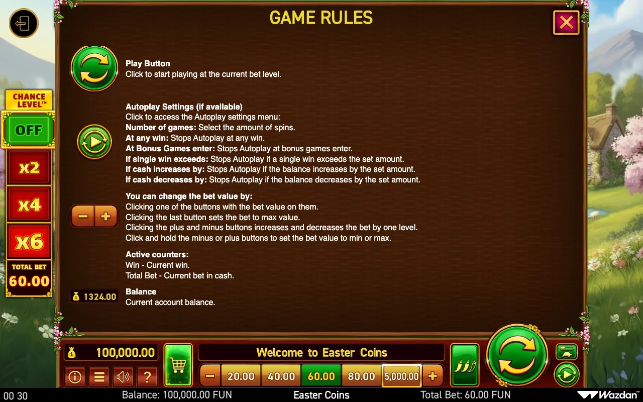 Game rules, page 13 — Easter Coins