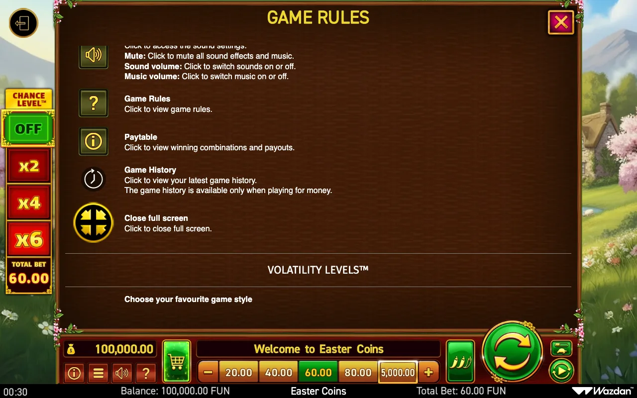 Game rules, page 14 — Easter Coins