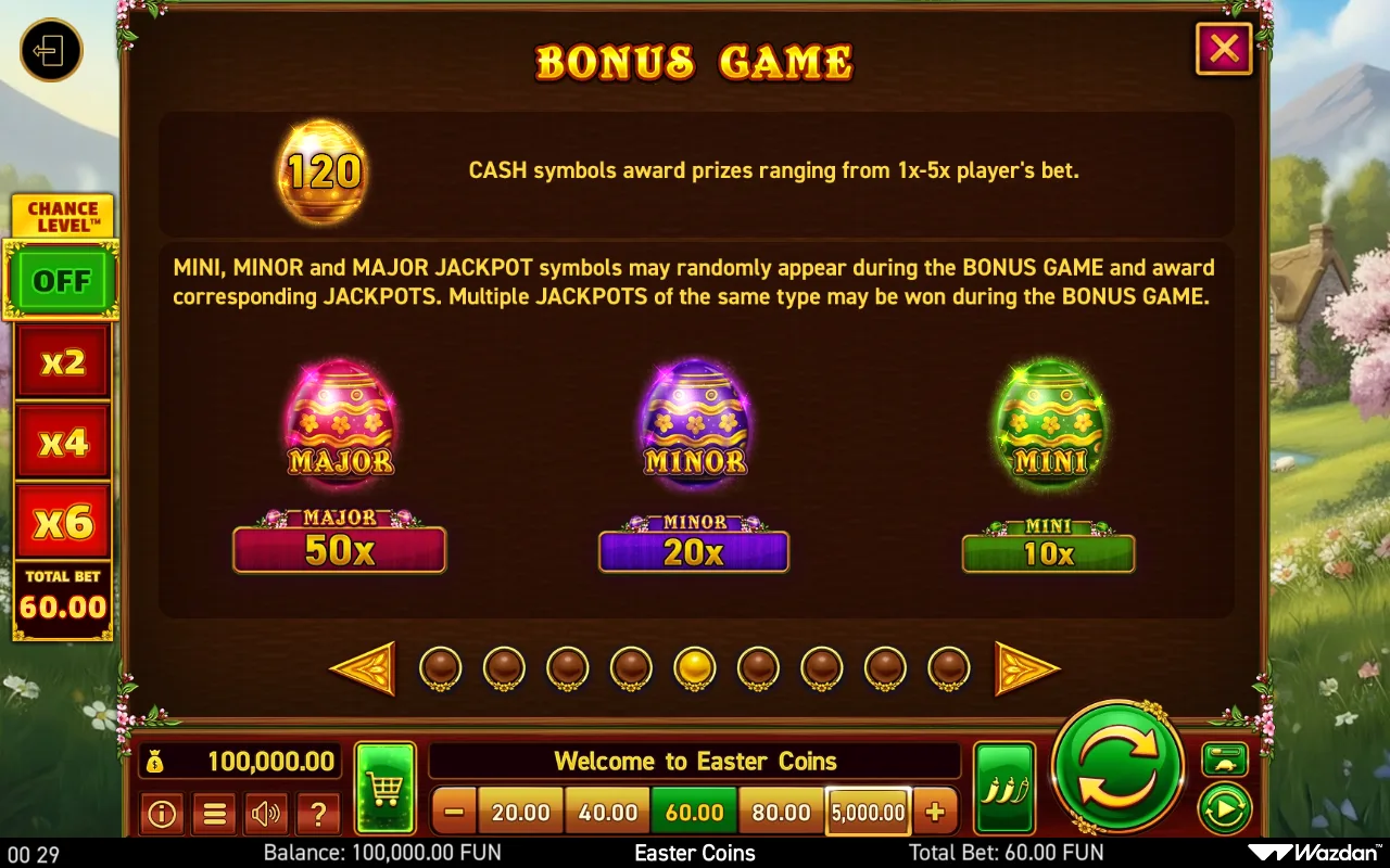 Game rules, page 5 — Easter Coins