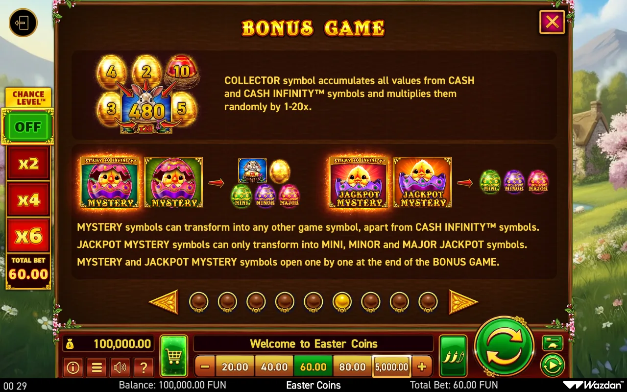 Game rules, page 6 — Easter Coins