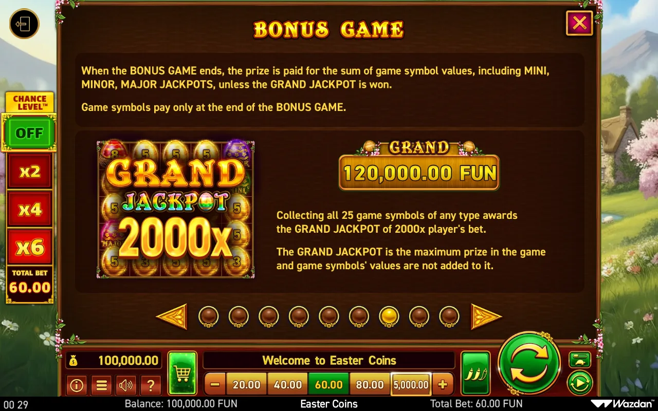 Game rules, page 7 — Easter Coins