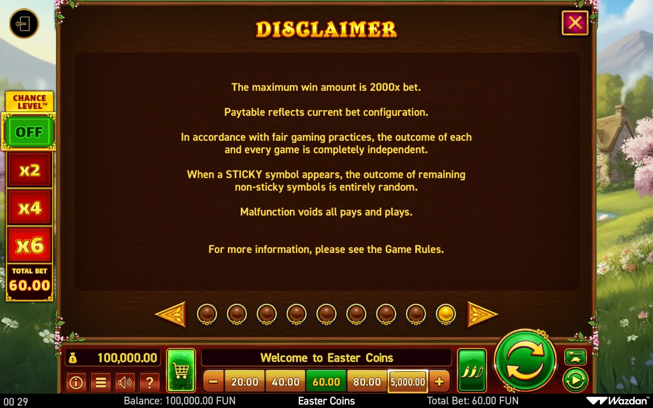 Game rules, page 9 — Easter Coins