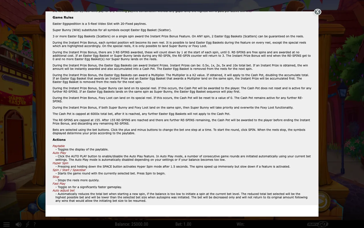 Game rules, page 2 — Easter Eggspedition
