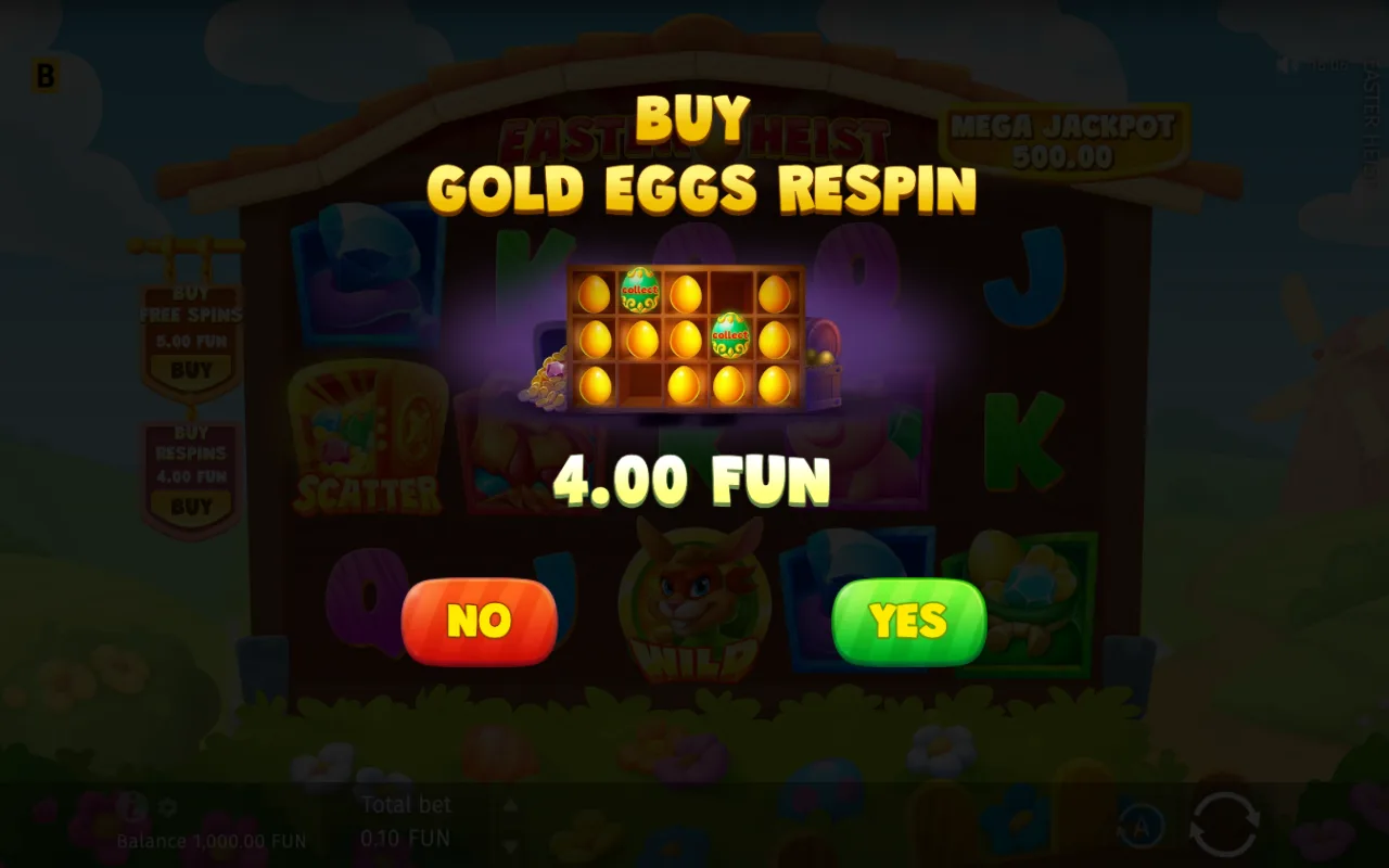Buying the feature — Easter Heist