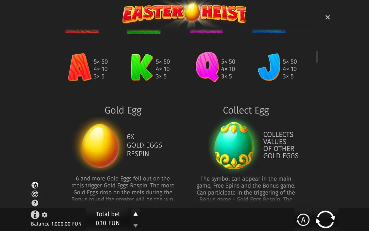 Game rules, page 2 — Easter Heist