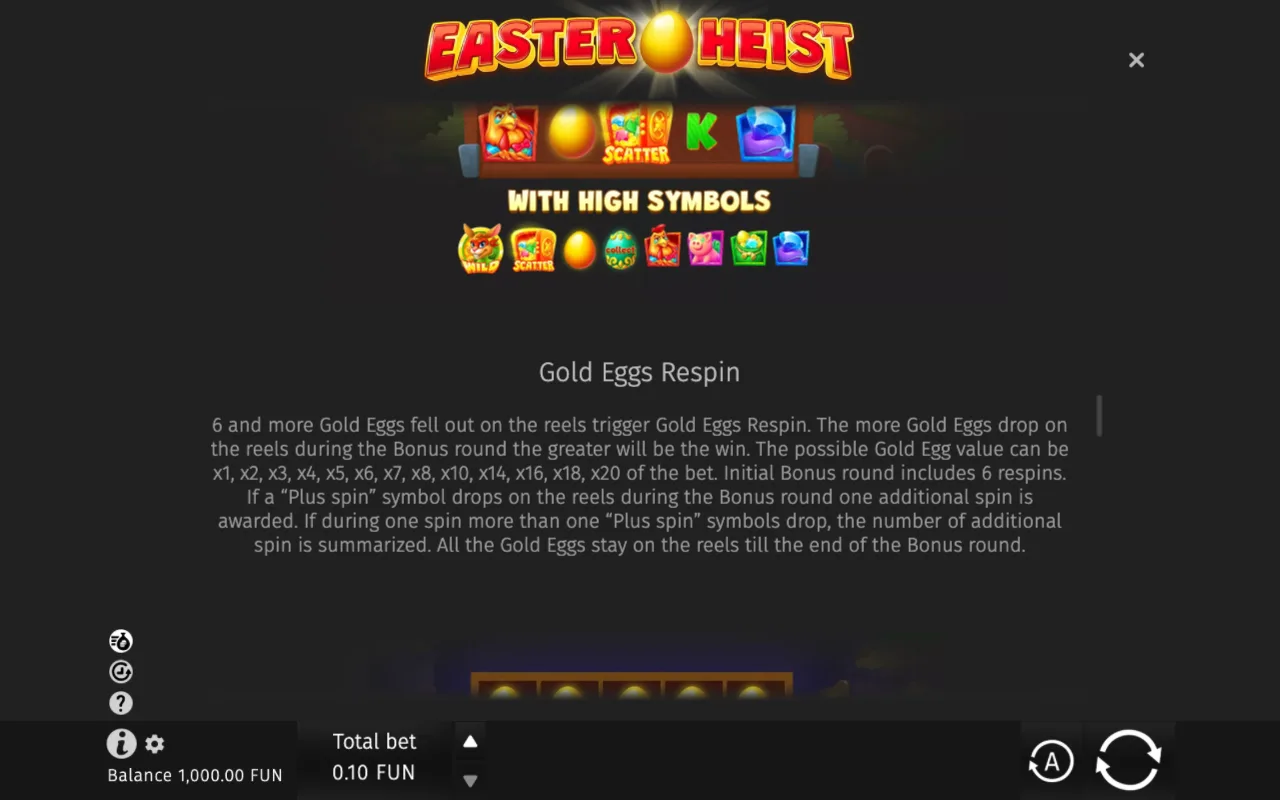 Game rules, page 5 — Easter Heist