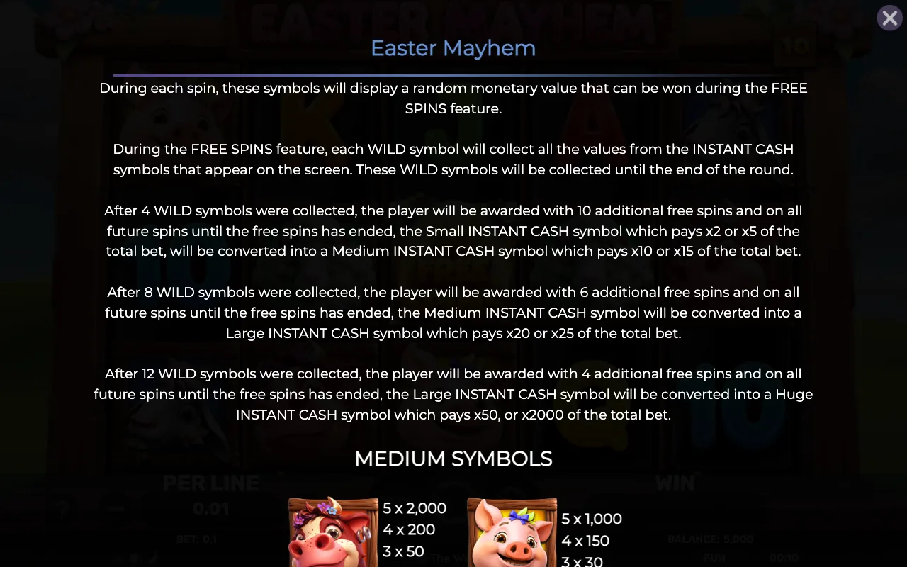 Game rules, page 3 — Easter Mayhem