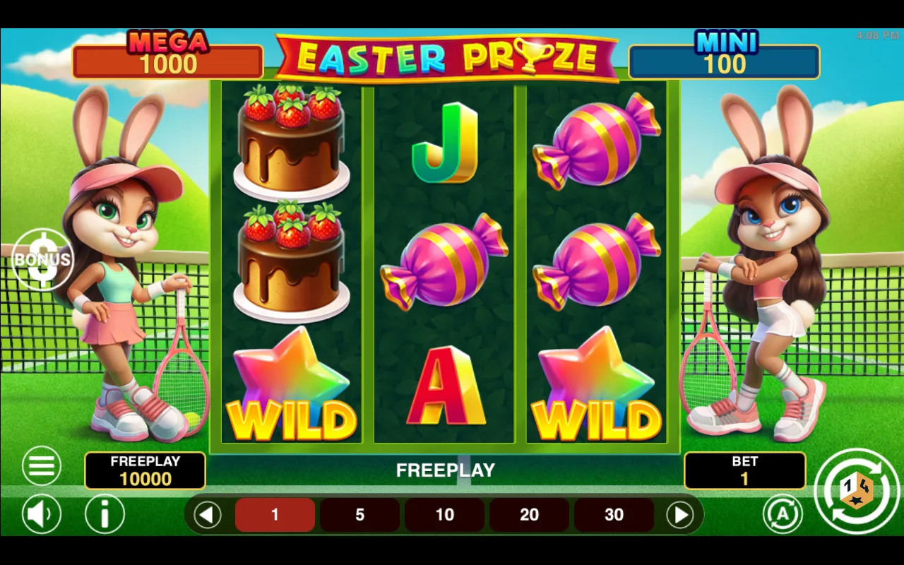 The base game — Easter Prize Hold And Win