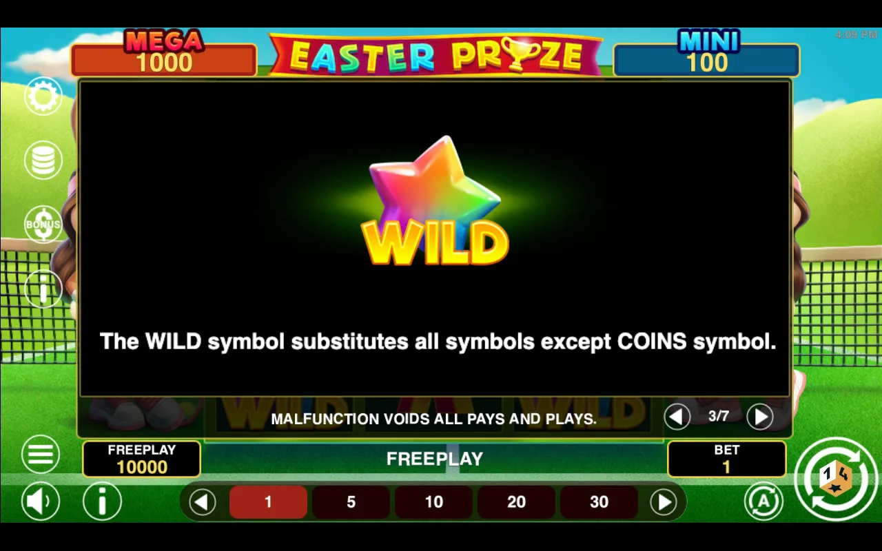 Game rules, page 3 — Easter Prize Hold And Win