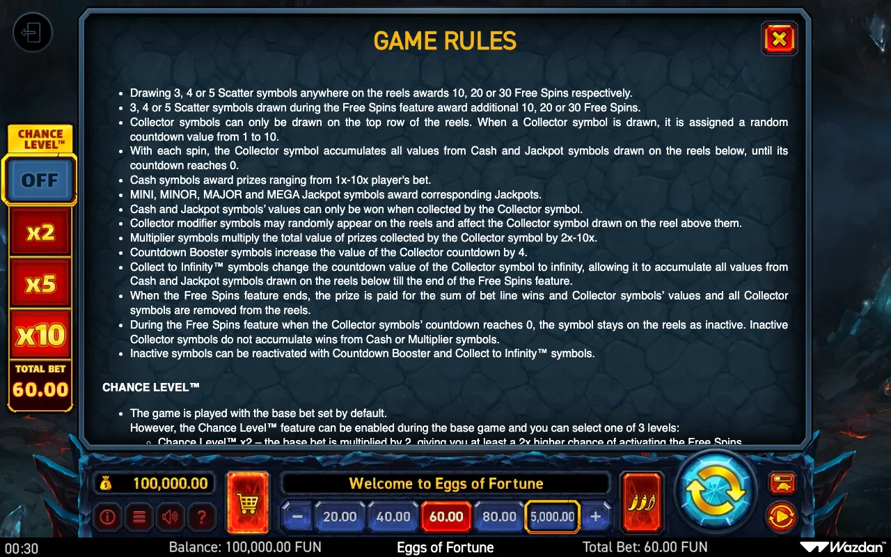 Game rules, page 11 — Eggs of Fortune