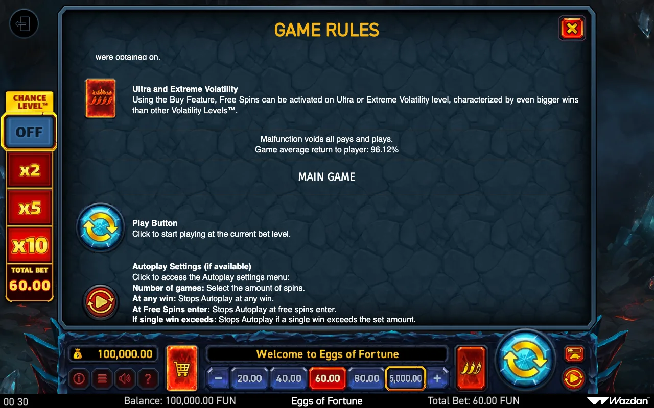 Game rules, page 12 — Eggs of Fortune