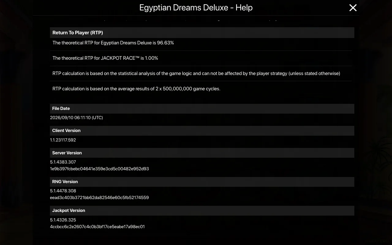 Game rules, page 2 — Egyptian Dreams Deluxe