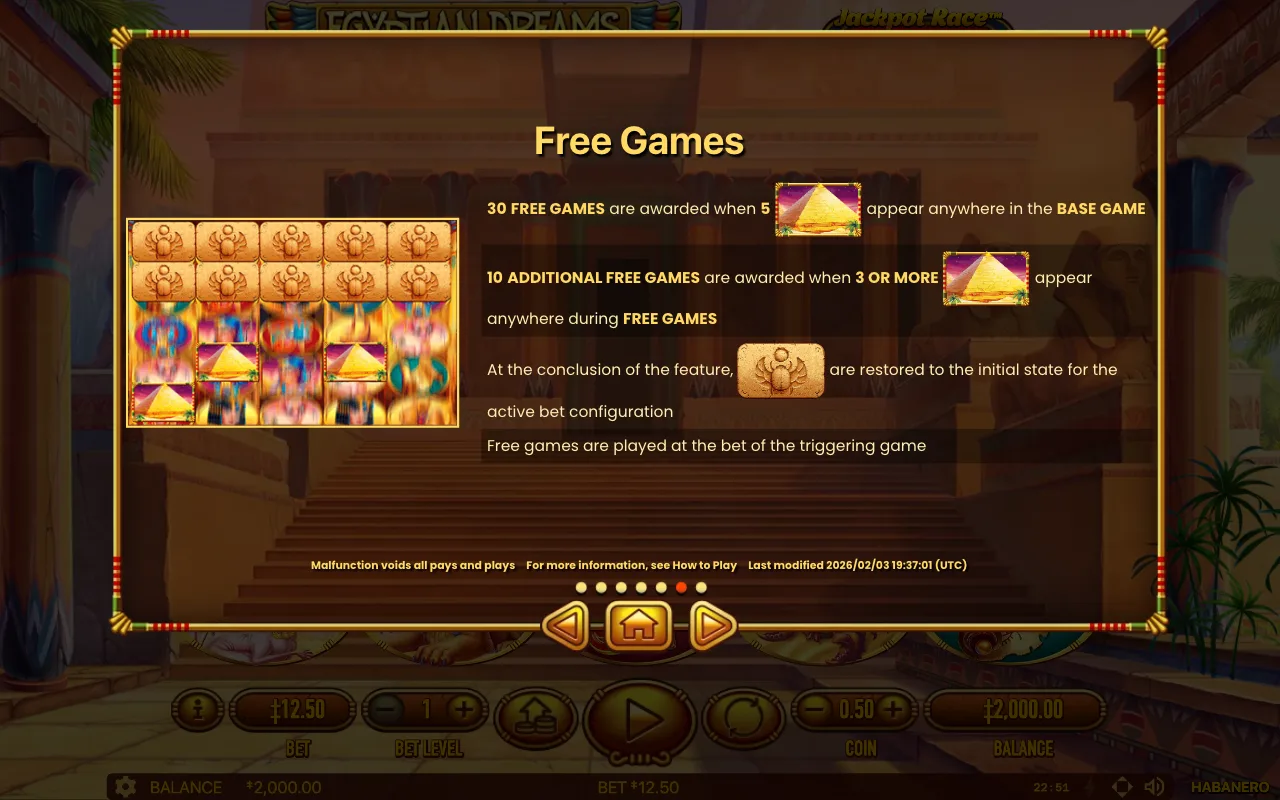 Game rules, page 8 — Egyptian Dreams Deluxe
