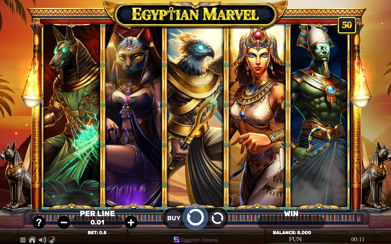The base game — Egyptian Marvel