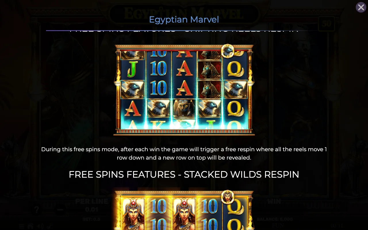 Game rules, page 3 — Egyptian Marvel
