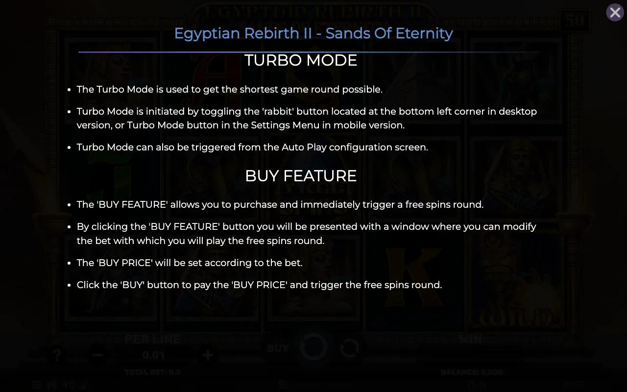 Game rules, page 8 — Egyptian Rebirth ii Sands of Eternity