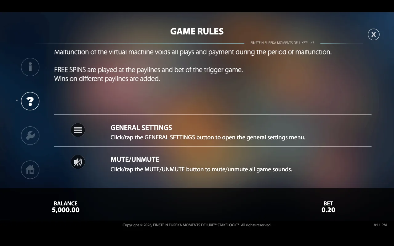Game rules — Einstein Eureka Moments Deluxe