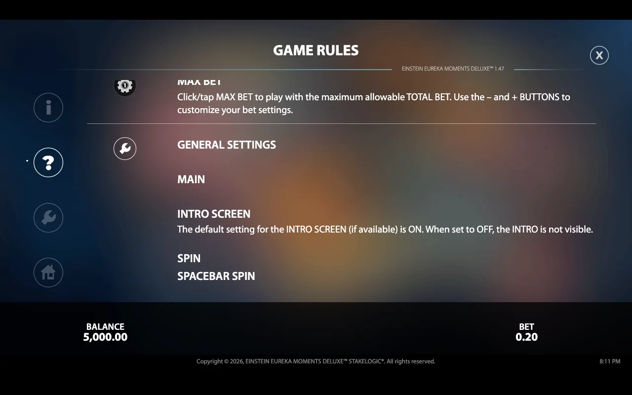 Game rules — Einstein Eureka Moments Deluxe