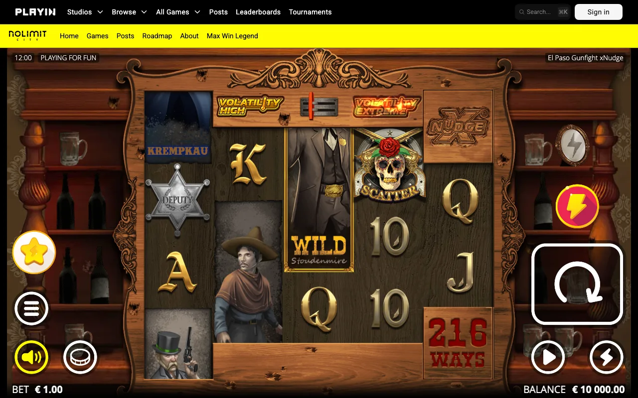 The base game — El Paso Gunfight xNudge®