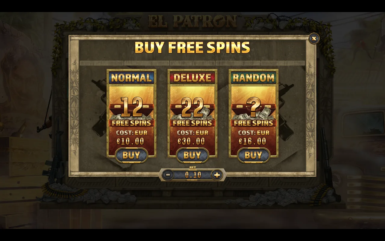 Buying the feature — el Patron