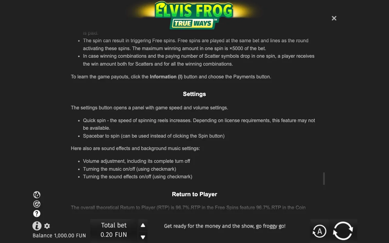 Game rules, page 10 — Elvis Frog TrueWays