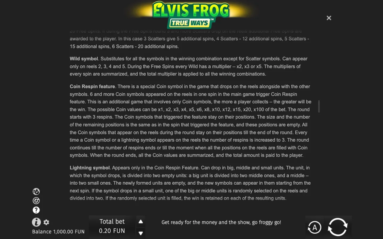 Game rules, page 8 — Elvis Frog TrueWays