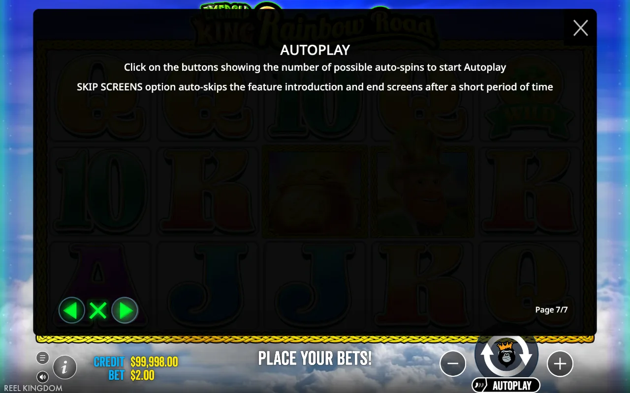 Autoplay — Emerald King Rainbow Road