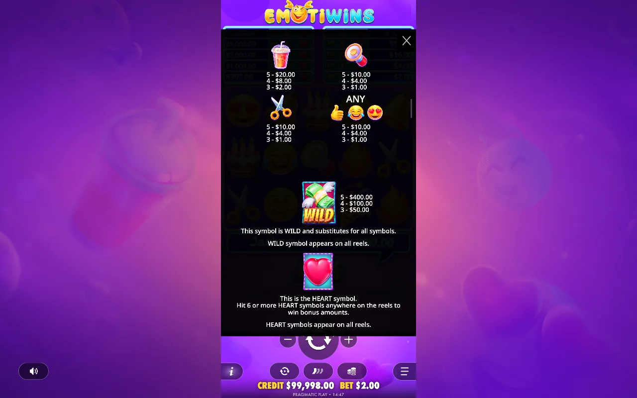 Game rules, page 7 — Emotiwins