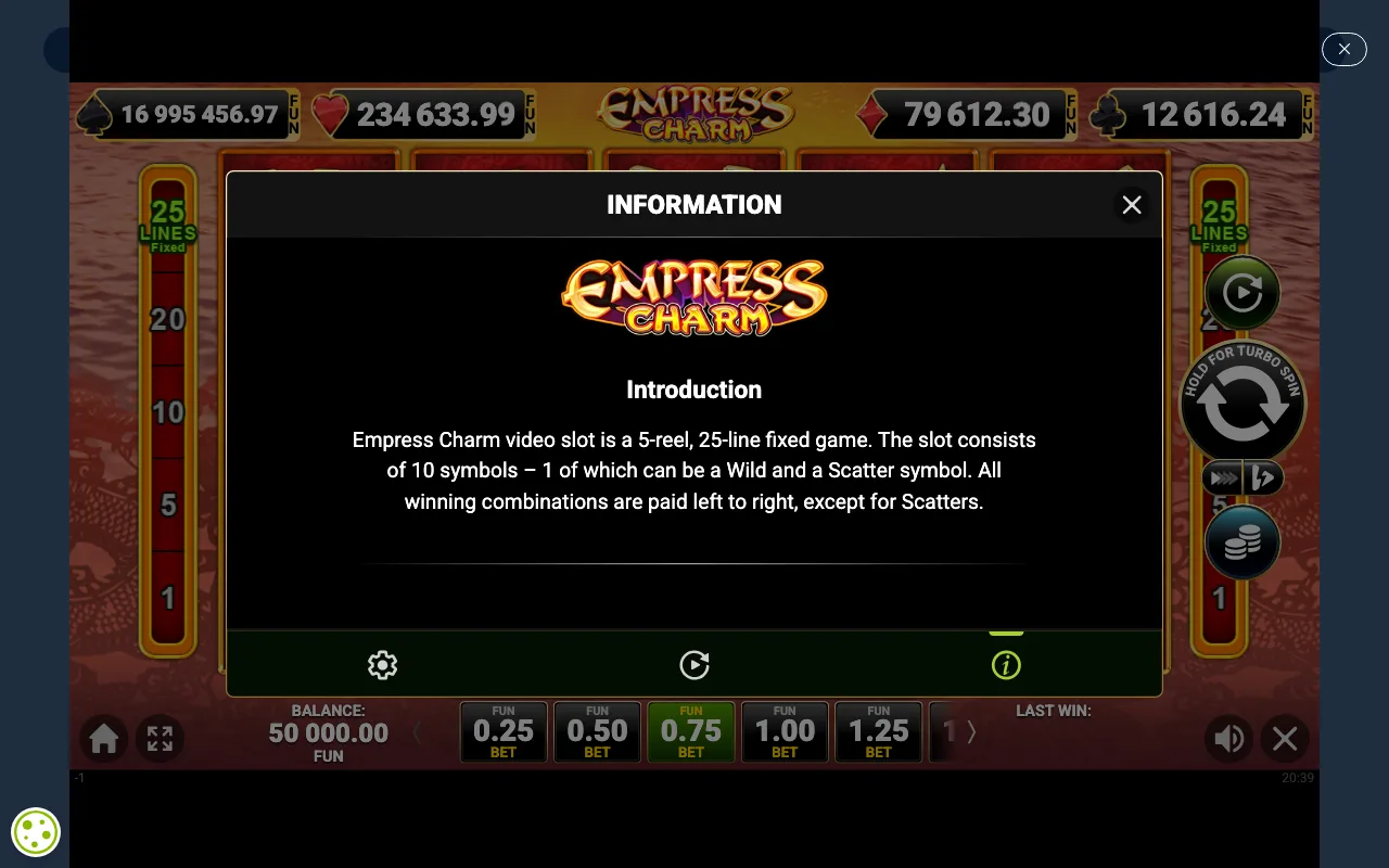 Game rules, page 1 — Empress Charm