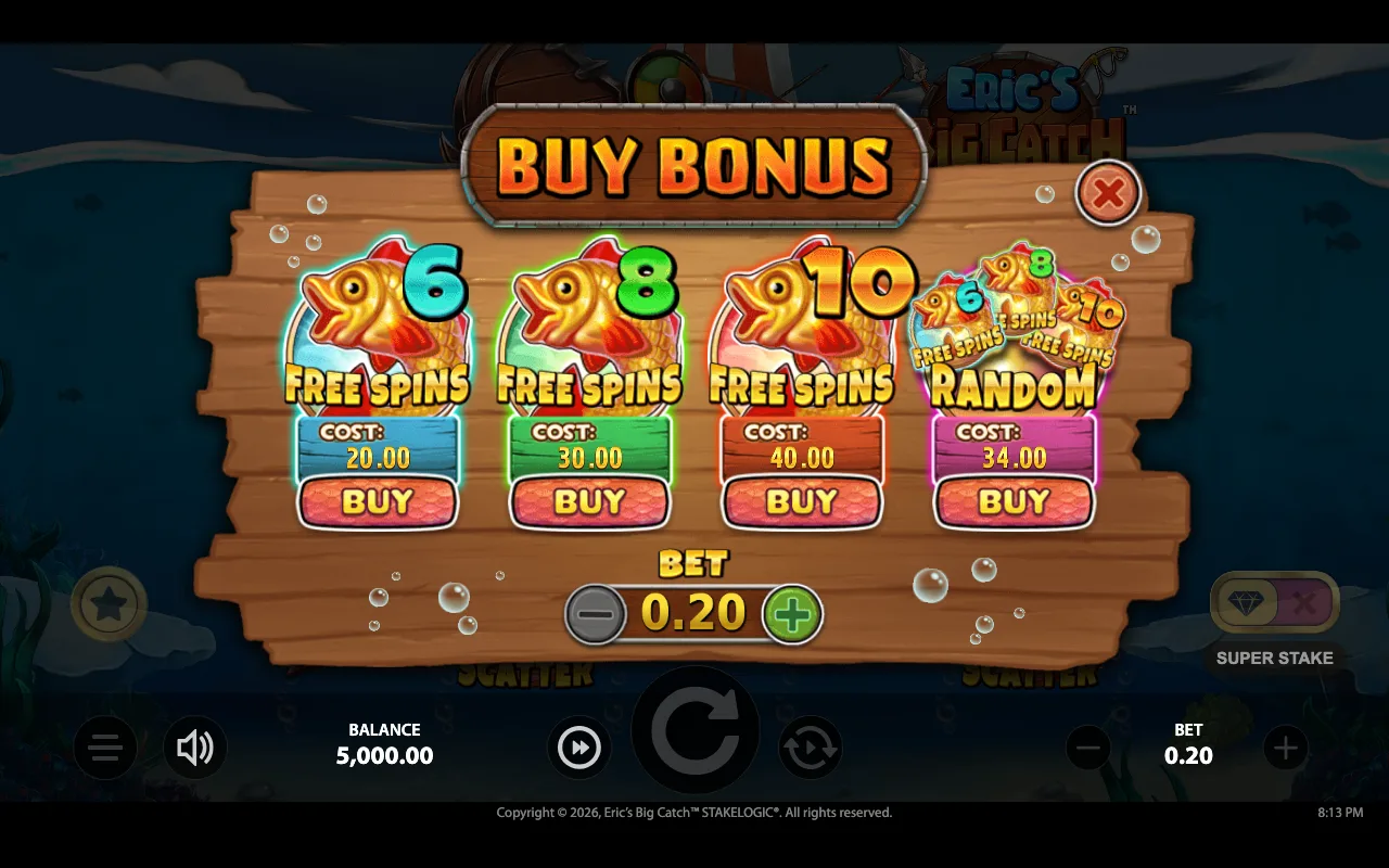 Buying the feature — Erics Big Catch