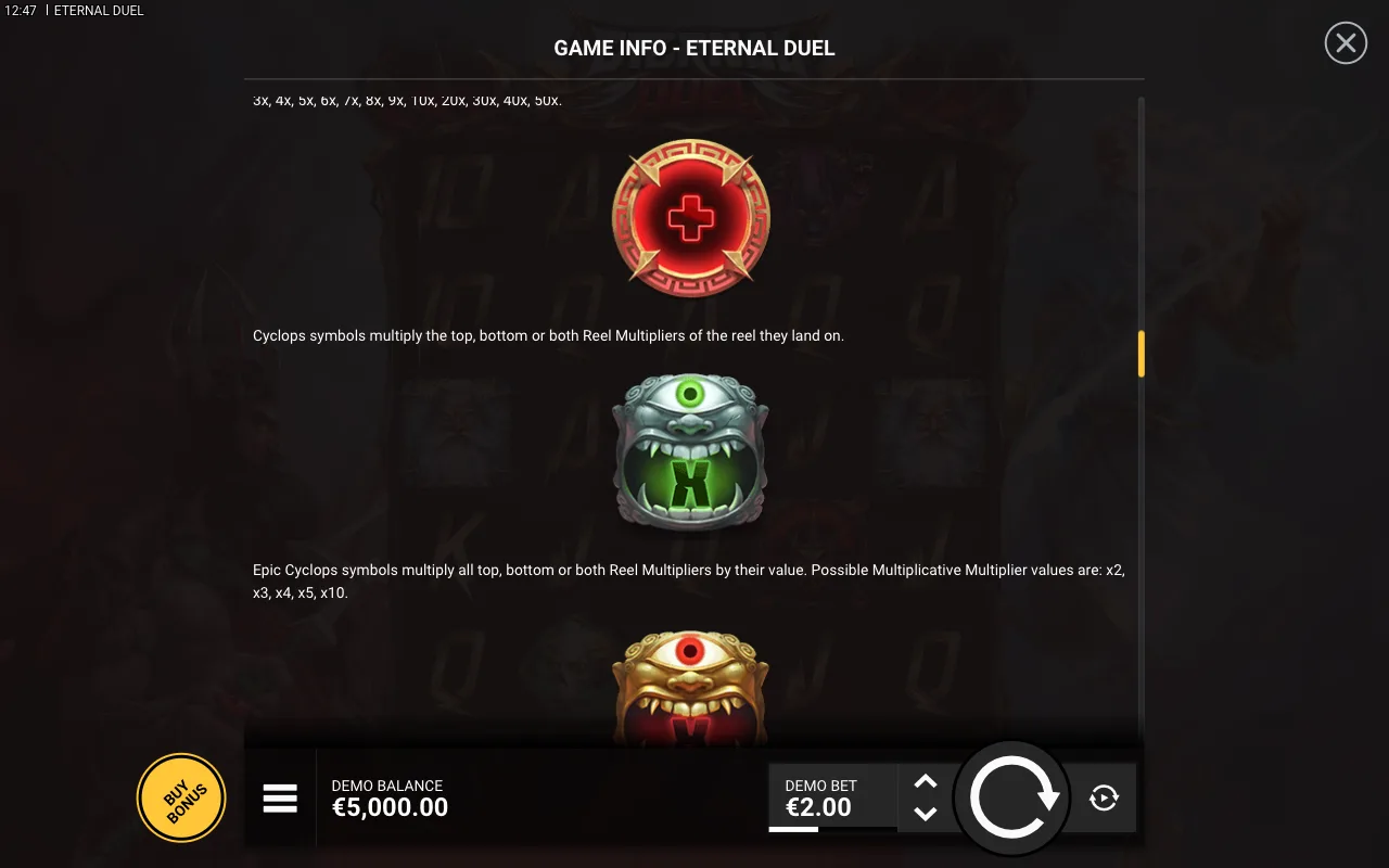 Game rules, page 6 — Eternal Duel