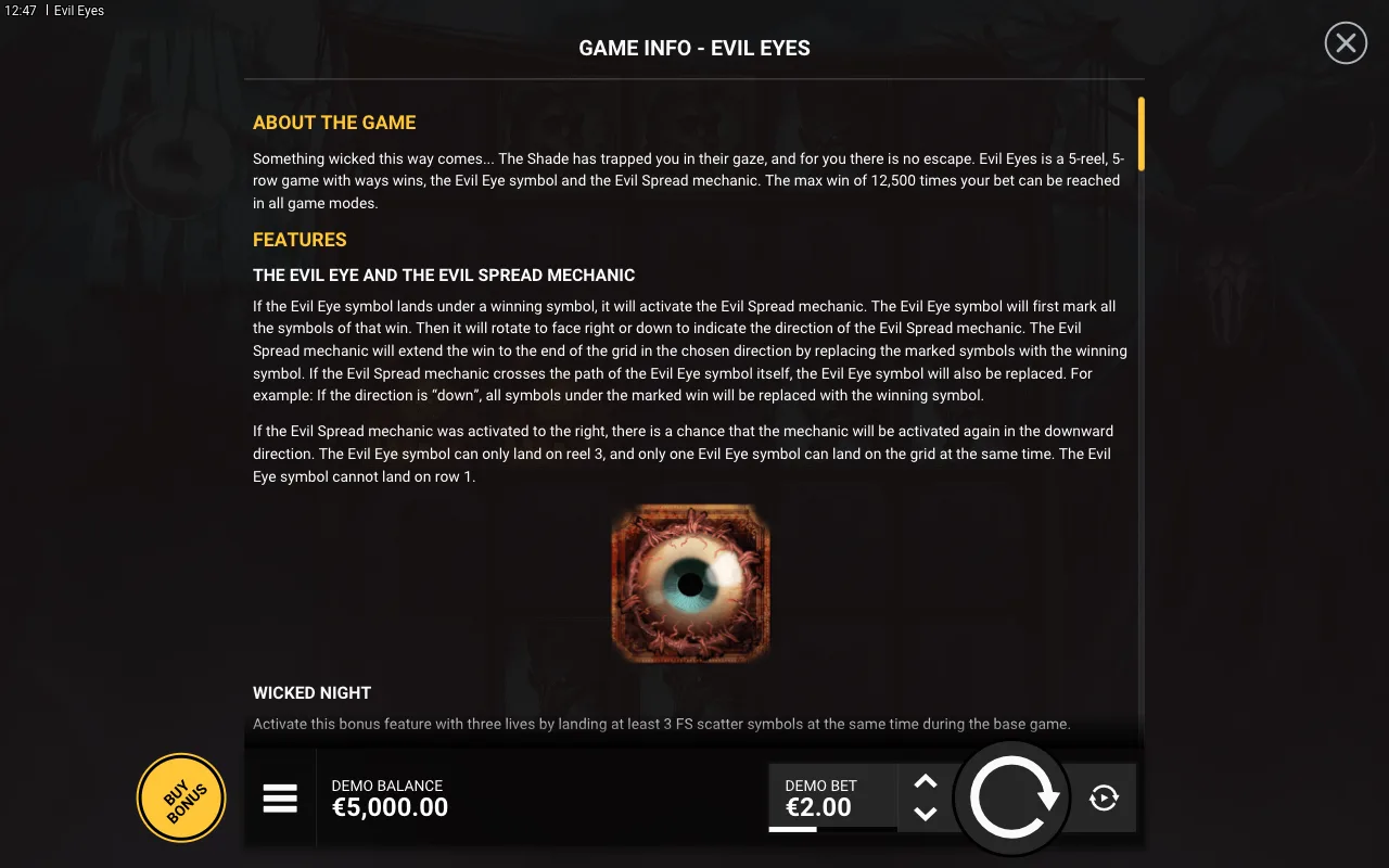 Features — Evil Eyes
