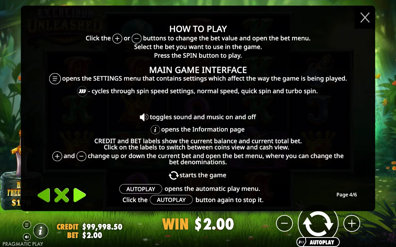 How to play — Excalibur Unleashed