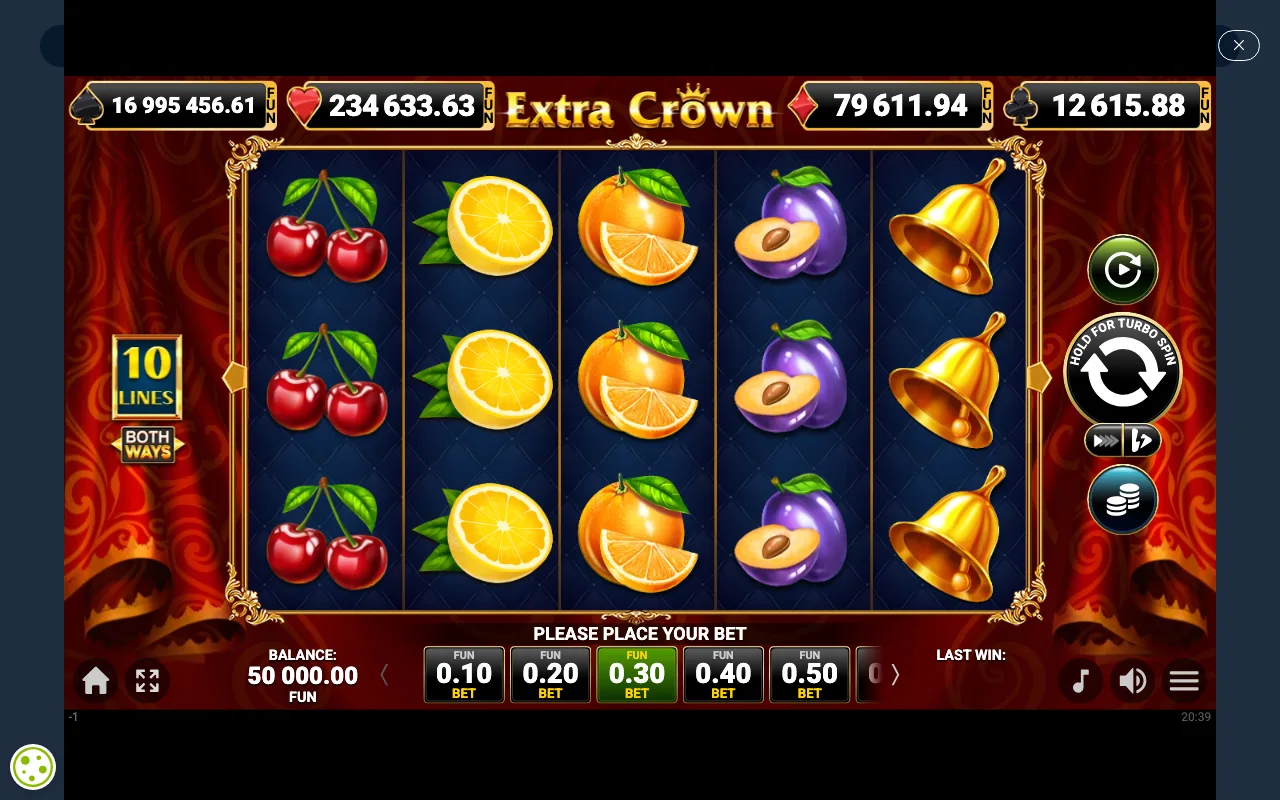 The base game — Extra Crown