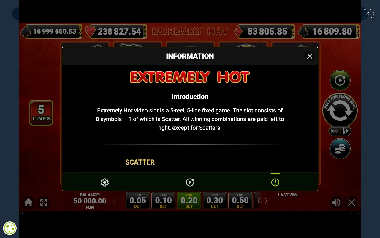 Game rules, page 1 — Extremely Hot
