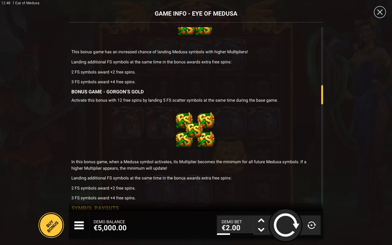Game rules, page 4 — Eye of Medusa